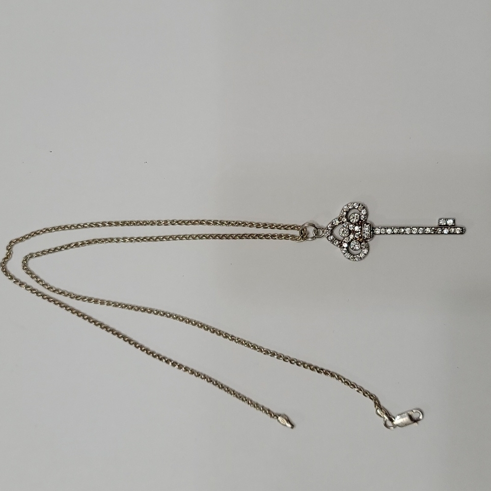 Sterling Silver Key Necklace
